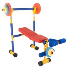 Hey! Play! 3-Piece Kids Weight Bench Set for Ages 3 and Up Hey! Play!