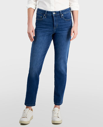 Женские эластичные зауженные джинсы со средней посадкой, созданные для Macy's Style & Co