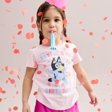 Baby & Toddler Girl Jumping Beans® Bluey Birthday &#34;Yay&#34; Graphic Tee Jumping Beans