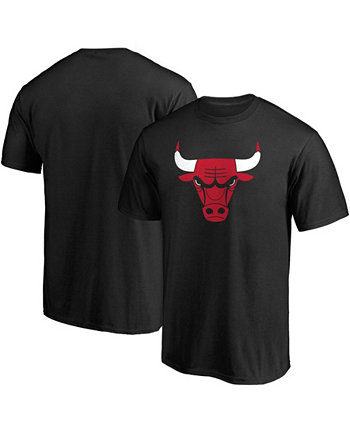 Черная мужская футболка с логотипом команды Chicago Bulls Primary Team Big and Tall Fanatics