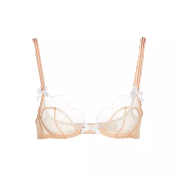 Lorna Unlined Sheer Scallop Bra Agent Provocateur