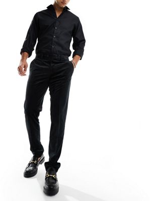 Черные бархатные узкие брюки Devils Advocate Devils Advocate