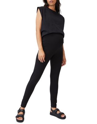 Cotton:On Maternity support leggings in black Cotton:On Maternity