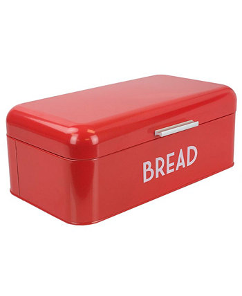 Металлический ящик для хлеба с крышкой HOME BASICS