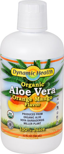 Органический сок Алоэ Вера с апельсином и манго - 946 мл - Dynamic Health Dynamic Health