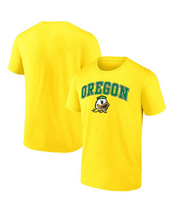 Мужская желтая футболка Oregon Ducks Campus Fanatics