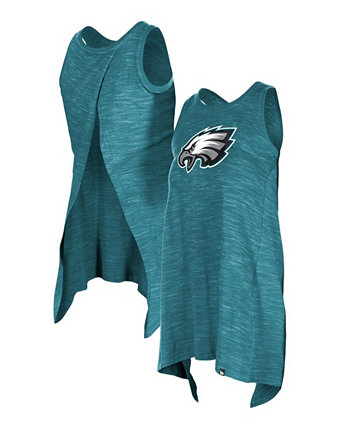 Women's Midnight Green Philadelphia Eagles Plus Size Space Dye Active Tank Top New Era