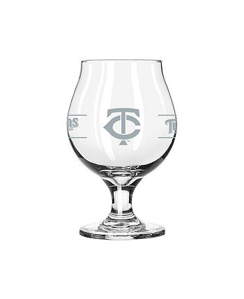 Minnesota Twins 16 Oz Belgium Glass Logo Brand