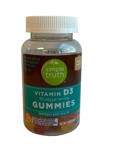 Жевательные конфеты Simple Truth с витамином D3 — 50 мкг — 100 жевательных таблеток Simple Truth