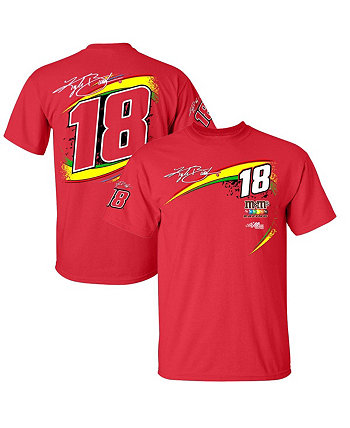 Мужская красная футболка Kyle Busch M&Ms Xtreme Joe Gibbs Racing Team Collection