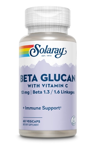 Бета-глюкан Solaray — 10 мг — 60 капсул Solaray