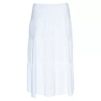 Многоярусная длинная юбка с рюшами на подкладке Wilt