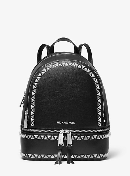 Michael kors rhea zip studded backpack clearance