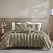 Комплект из искусственного меха Everett Blush для кровати Twin XL, Queen, King, 3-4 предмета Riverbrook Home