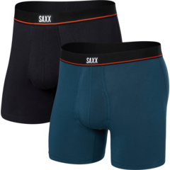 Мужские Трусы SAXX Non-Stop Stretch Cotton Boxer Brief Fly 2-Pack SAXX