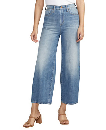 Женские широкие джинсы с высокой посадкой и широкими штанинами Silver Jeans Co.
