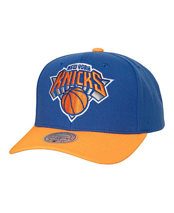 Мужская сине-оранжевая кепка New York Knicks Soul XL Logo Pro Crown Snapback Mitchell & Ness