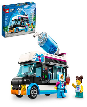 60384 Набор игрушек City Great Vehicles Penguin Slushy Van с минифигурками Lego