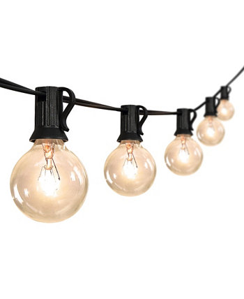 25-ламповые современные и наружные современные деревенские лампы накаливания G40 для бистро, гирлянды с глобусными лампами JONATHAN Y