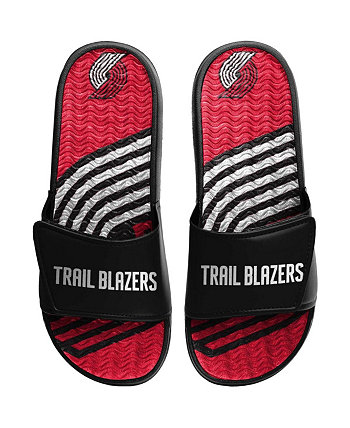 Мужские красные сандалии Portland Trail Blazers с гелевыми шлепанцами Wordmark FOCO