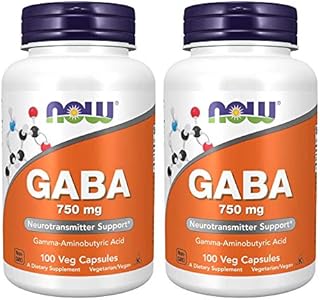 Now Foods GABA 750mg - 100 Vcaps NOW Foods