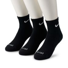Men's Nike 3-pack Everyday Plus Cushion Ankle Training Socks Nike