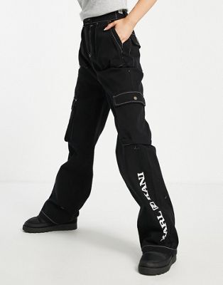 Свободные брюки карго в стиле ретро Karl Kani с контрастным логотипом Karl Kani