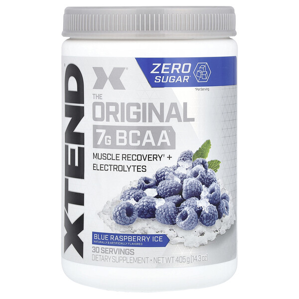 The Original 7G BCAA, Blue Raspberry Ice, 14.3 oz (Унции) (405 g) Xtend