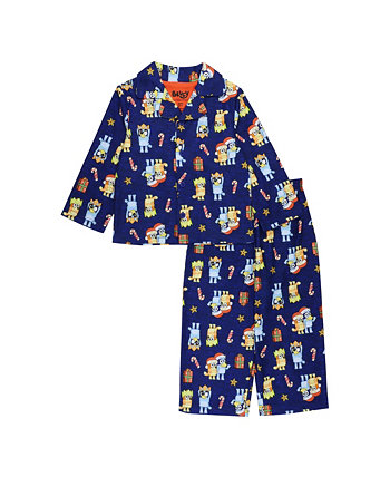 Toddler Boys Top and Pajama 2 Piece Set Bluey