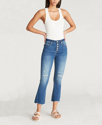 Женские джинсы Gwen Kick Flare с открытыми пуговицами спереди Vigoss Jeans