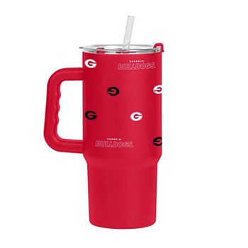 Georgia Bulldogs 24oz. Step and Repeat Powder Coat Tumbler Logo Brand