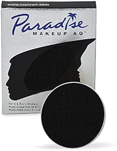 Mehron Makeup Paradise Makeup AQ Refill Size | Stage & Screen, Face & Body Painting, Beauty, Cosplay, and Halloween | Water Activated Face Paint, Body Paint, Cosplay Makeup .25 oz (7 ml) (White) Mehron