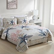 Caribbean Joe 3-Piece Coastal Quilt Set Carribean Joe