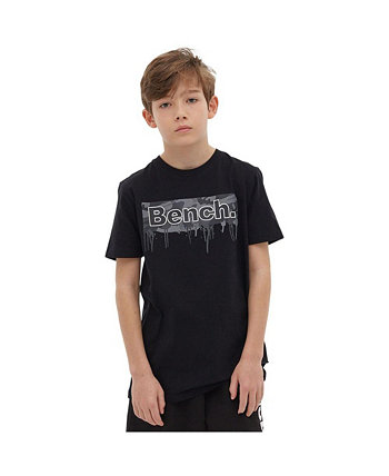 Черная футболка с камуфляжным принтом для мальчиков Child Boy Bench DNA