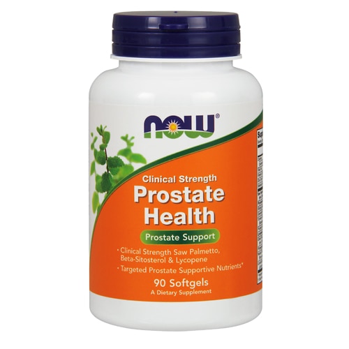 NOW Prostate Health Clinical Strength — 90 мягких капсул NOW Foods