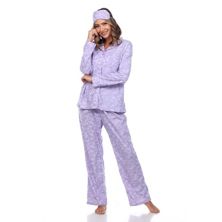 Женский пижамный комплект из трех предметов WM Fashion