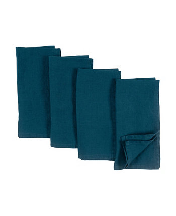 Verona Stonewashed Linen Napkins, Set of 4 KAF Home