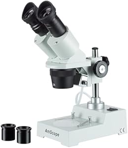 AmScope - 20X-40X-80X Sharp Forward Facing Stereo Microscope - SE304R-PZ AmScope