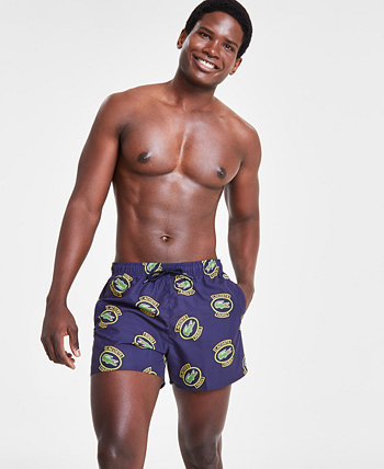 Мужские шорты для плавания с логотипом по всей поверхности Lacoste