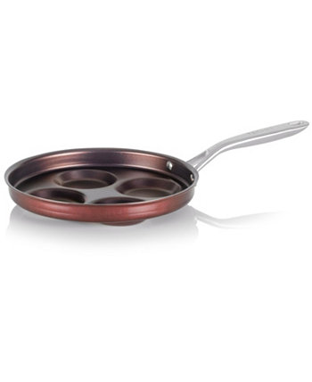 Eggcelente Pan, Swedish Pancake Pan, Plett Pan, Multi Egg Pan, 4-Cup Egg Frying Pan, Nonstick Egg Cooker Pan Techef