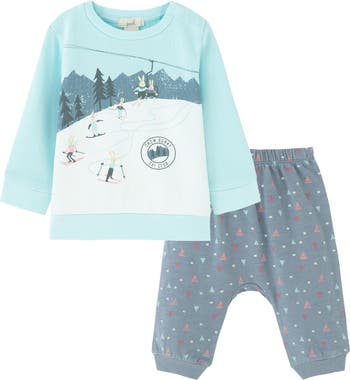 Комплект толстовки и спортивных штанов с рисунком Ski Mountains PEEK ESSENTIALS