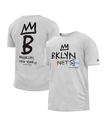 Мужская белая футболка Brooklyn Nets 2022/23 City Edition Big and Tall New Era