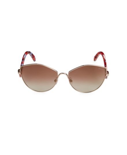 Солнцезащитные очки «кошачий глаз» 62 мм Emilio Pucci