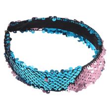 Sequin Headband Sparkle Headbands Shiny Elastic Fashion Headbands Pink Blue Unique Bargains