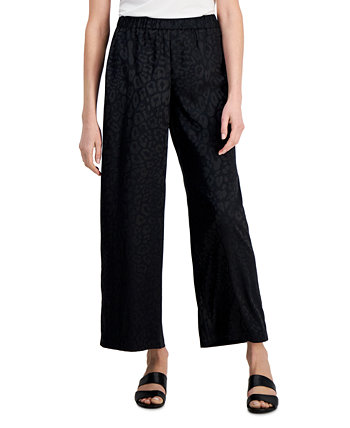 Женские широкие брюки из атласного жаккарда, созданные для Macy's J&M Collection