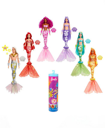 Раскрась куклу-русалку с 7 куклами цвета радуги Barbie