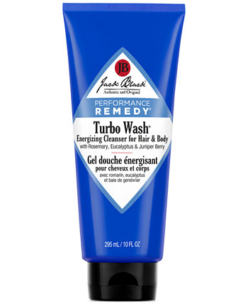 Turbo Wash® Energizing Cleanser для волос и тела, 10 унций. Jack Black