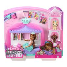 Барби® Принцесса Приключения Книжная полка Форт Кукла для малышей и аксессуары Playset Barbie