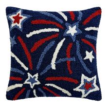 Americana Tufted Fireworks Throw Pillow Celebrate Together