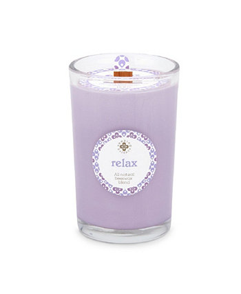 Свеча Seeking Balance Relax Geranium Lavender Spa Jar, 8 унций ROOT CANDLES